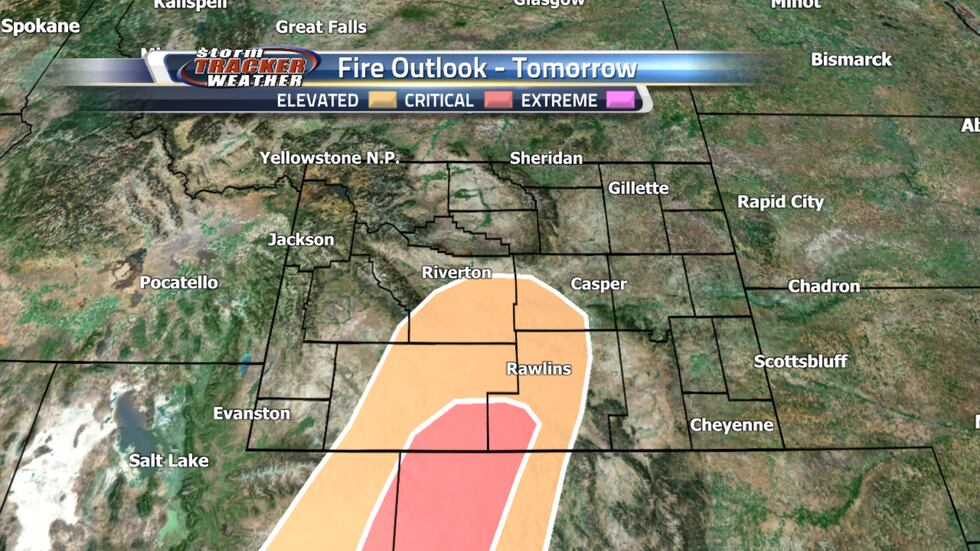 Elevated to Critical Fire Weather Potential