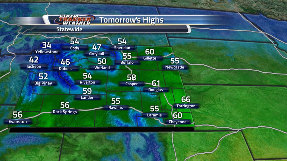Headed into Thursday, temperatures will be into the 40s to 60s across the area. Colder up in...