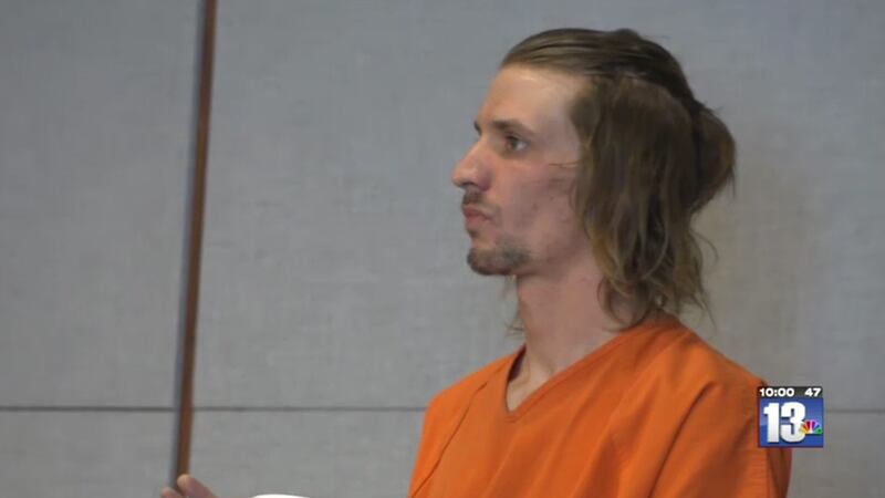Andrew Steplock at his initial appearance in Casper, Wyo on Thursday, Mar. 21, 2019.