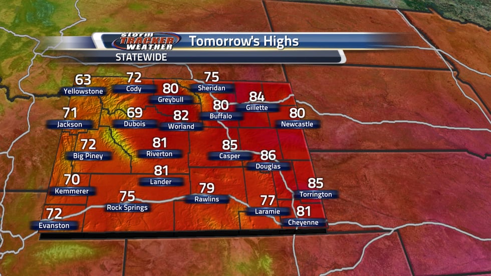 Another warm weekend for Wyoming