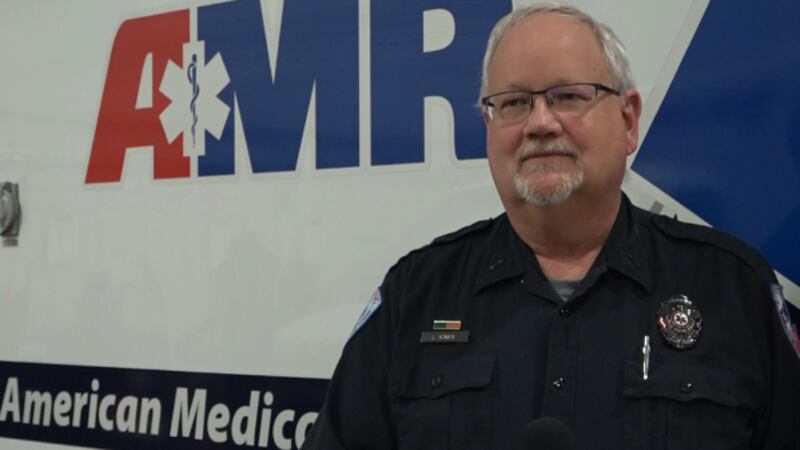 Larry Jones, Education Chief AMR Cheyenne, gives tips on distracted driving prevention