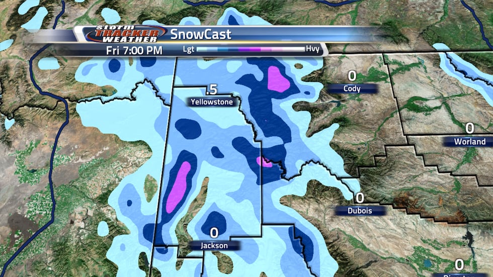 Snow accumulations of 6-12" possible
