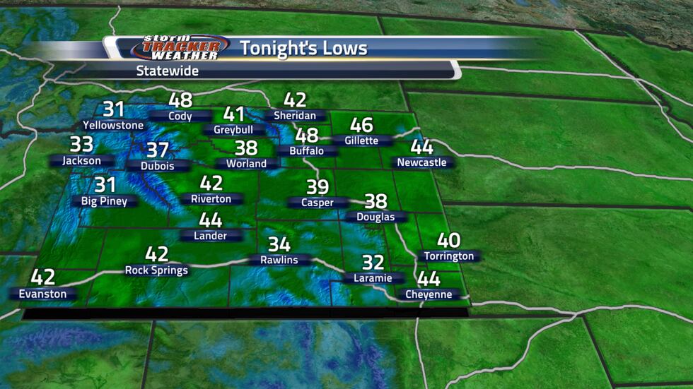 Low Temperatures for Wyoming