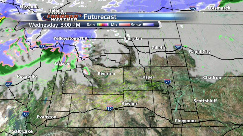 We'll likely see the snow move into the area Wednesday afternoon