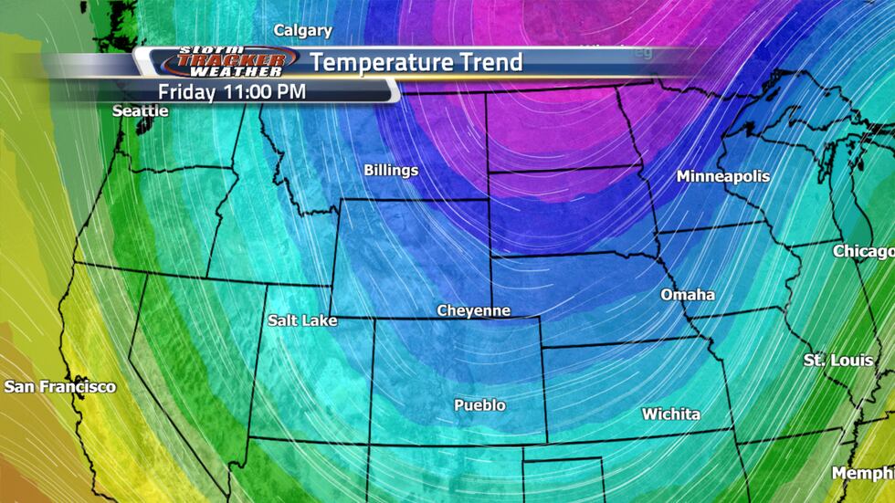 Arctic Air moves in from Canada