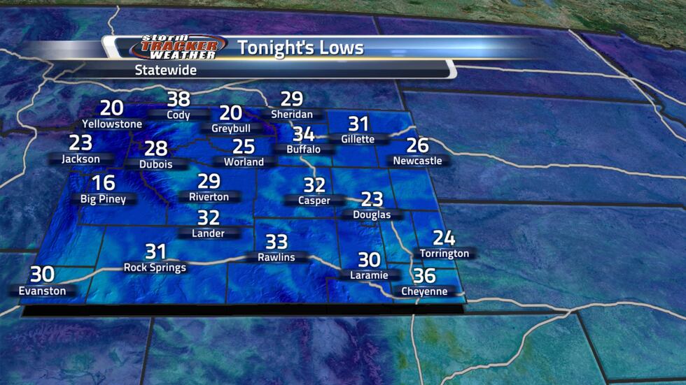 As we head into the overnight hours, temperatures will fall into the 20s and 30s. A bit colder...
