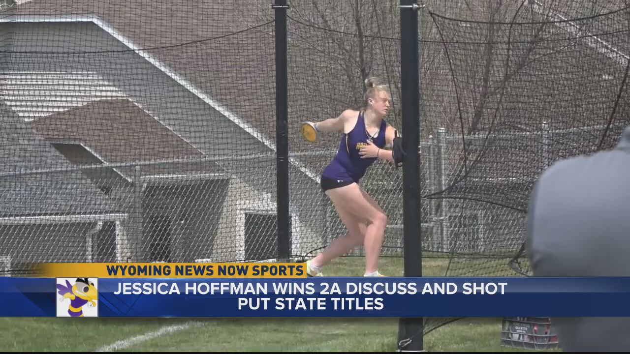 Pine Bluffs', Jessica Hoffman, sweeps 2A State Track & Field throwing events - Vimarsana News