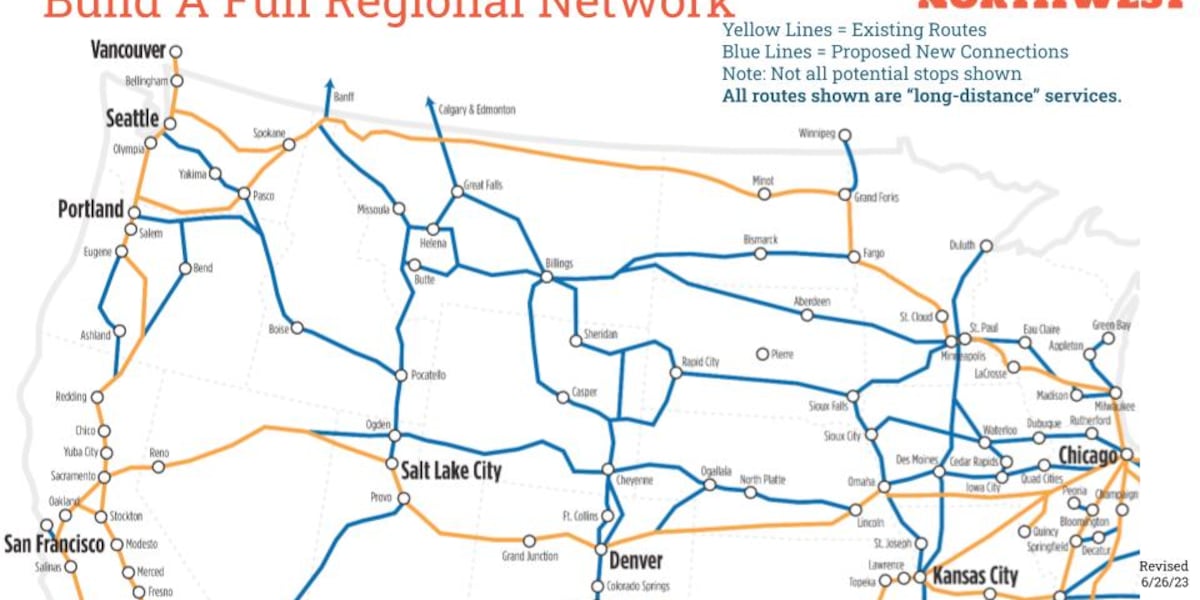 All Aboard Northwest looks to bring passenger rail to Wyoming All Aboard Northwest looks to bring passenger rail to Wyoming