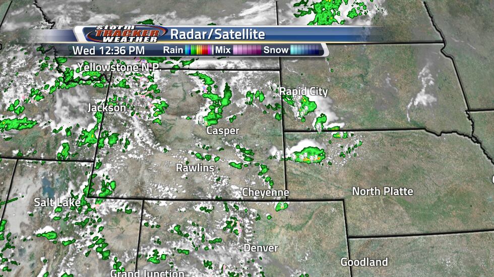 As of 12:30 PM showers and storms are already popping up