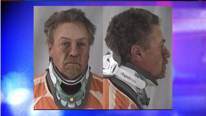 51-year-old Charles Peek was taken into custody after leading authorities on ca hase through...